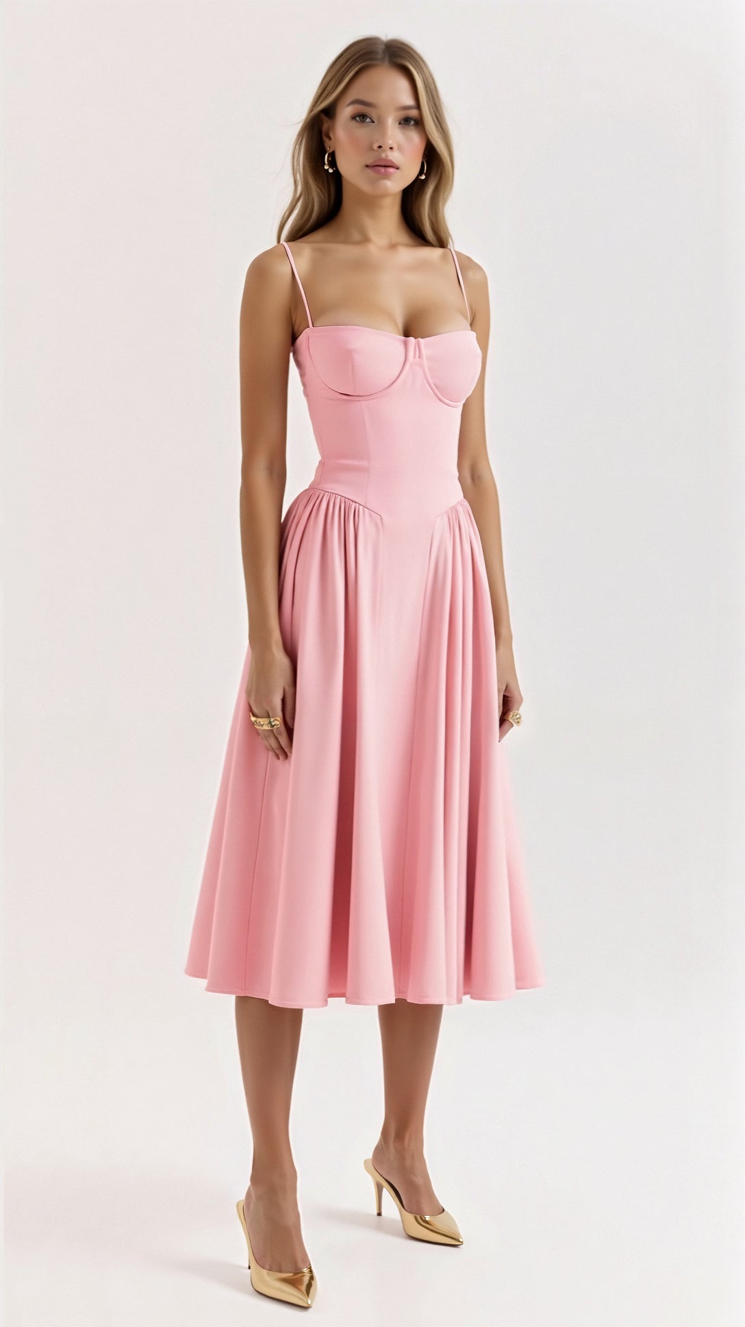 Corset Midi Dress