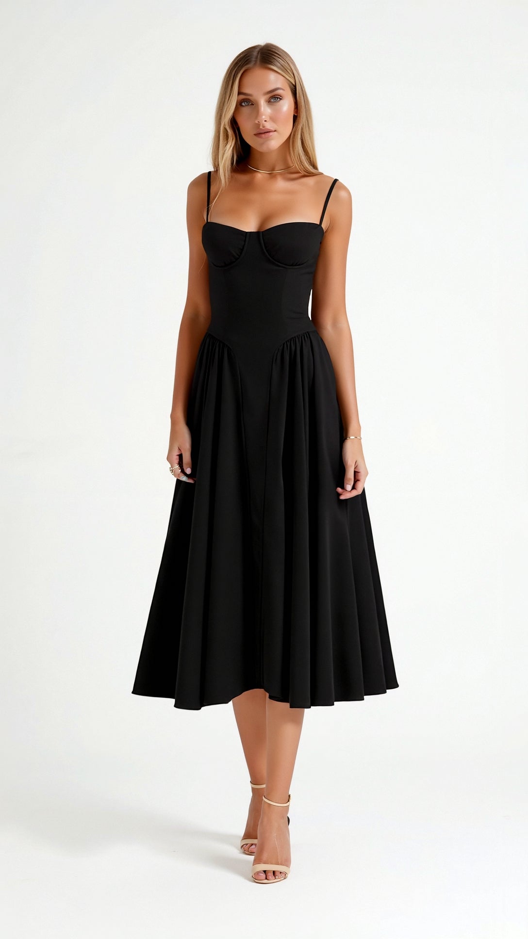 Corset Midi Dress