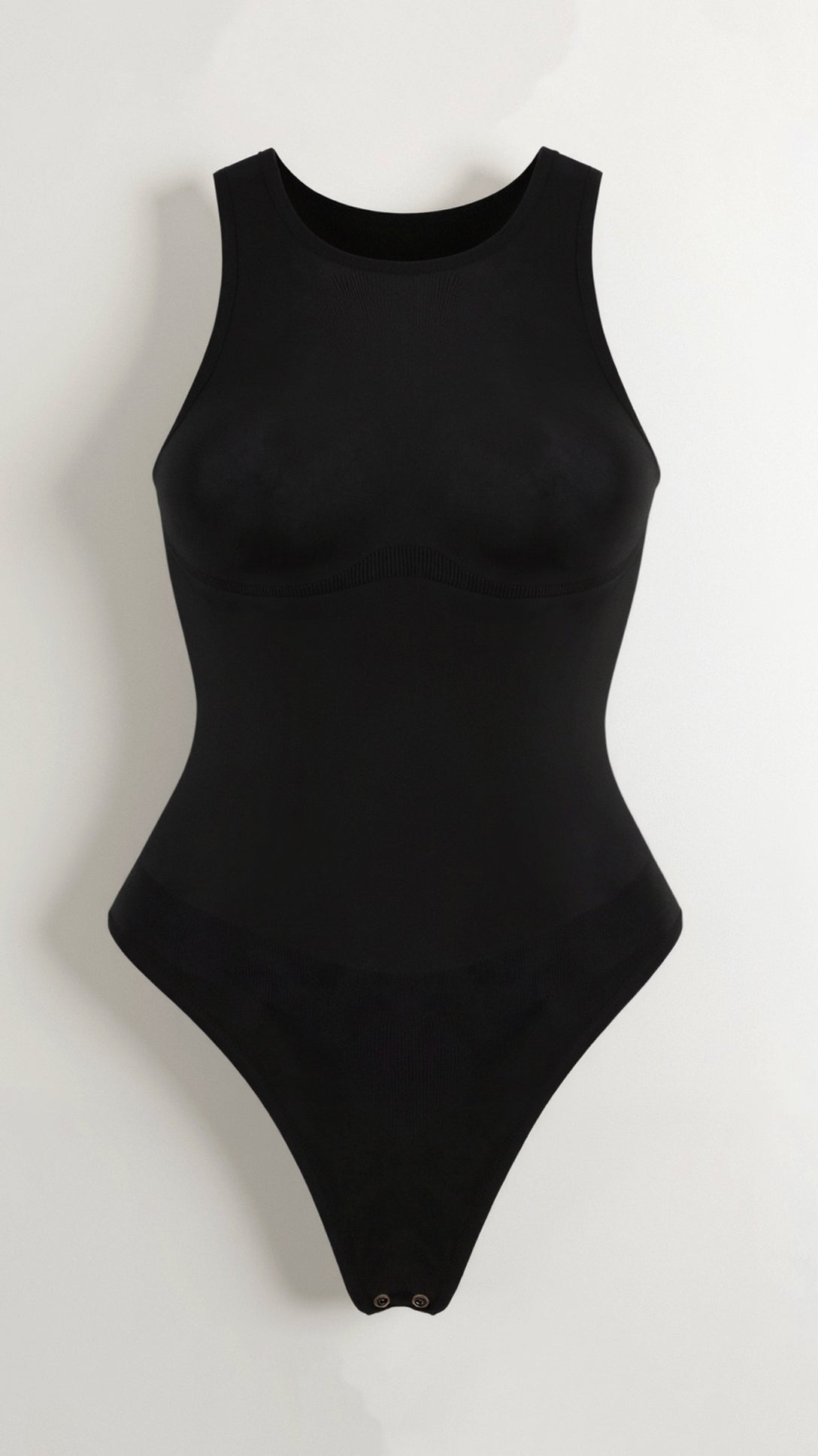 Round Neck Thong Bodysuit