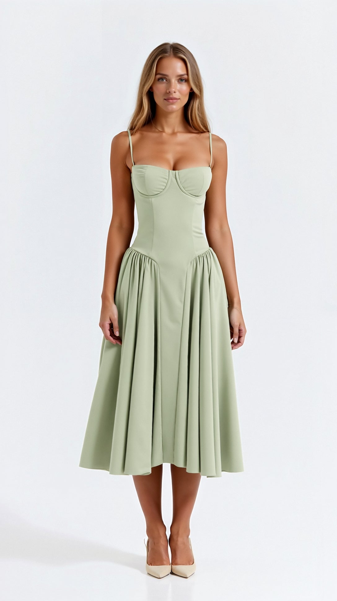 Corset Midi Dress
