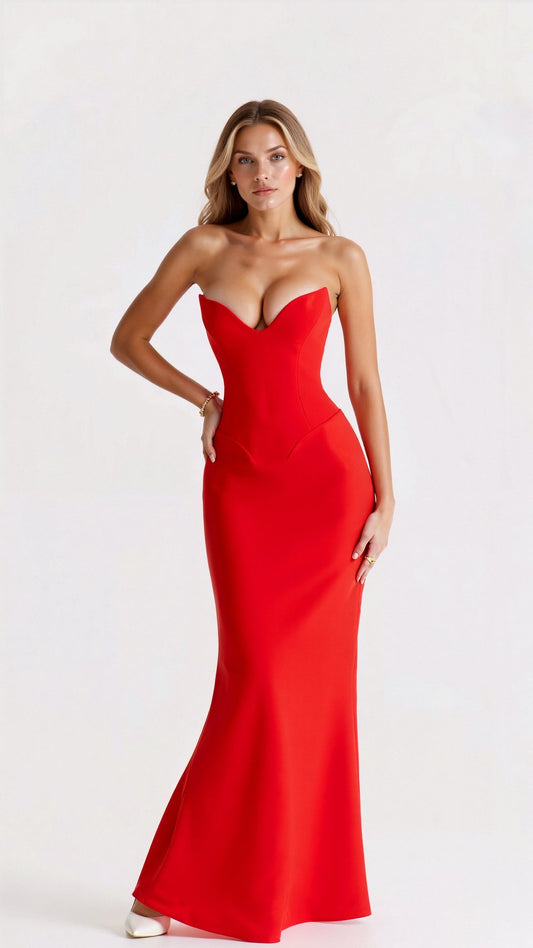 Strapless Maxi Dress