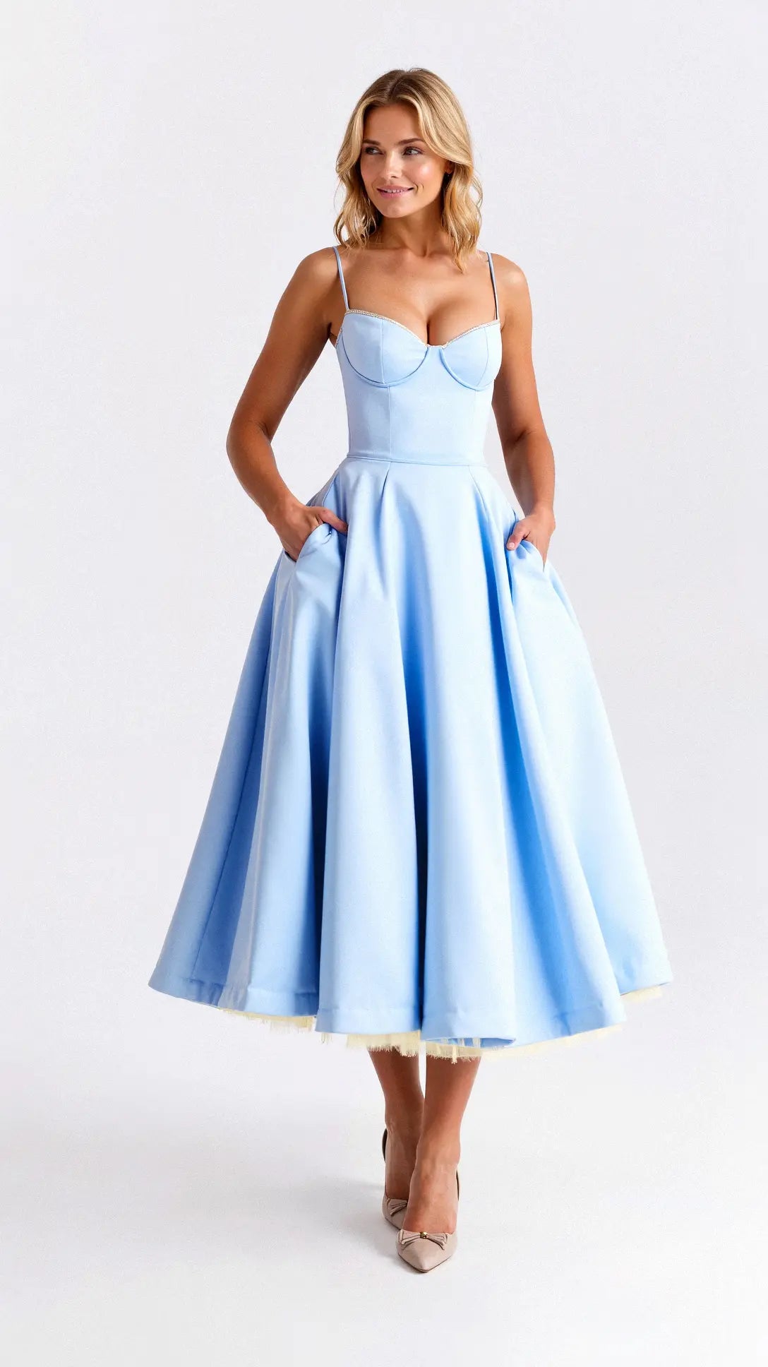 Tulle Midi Dress