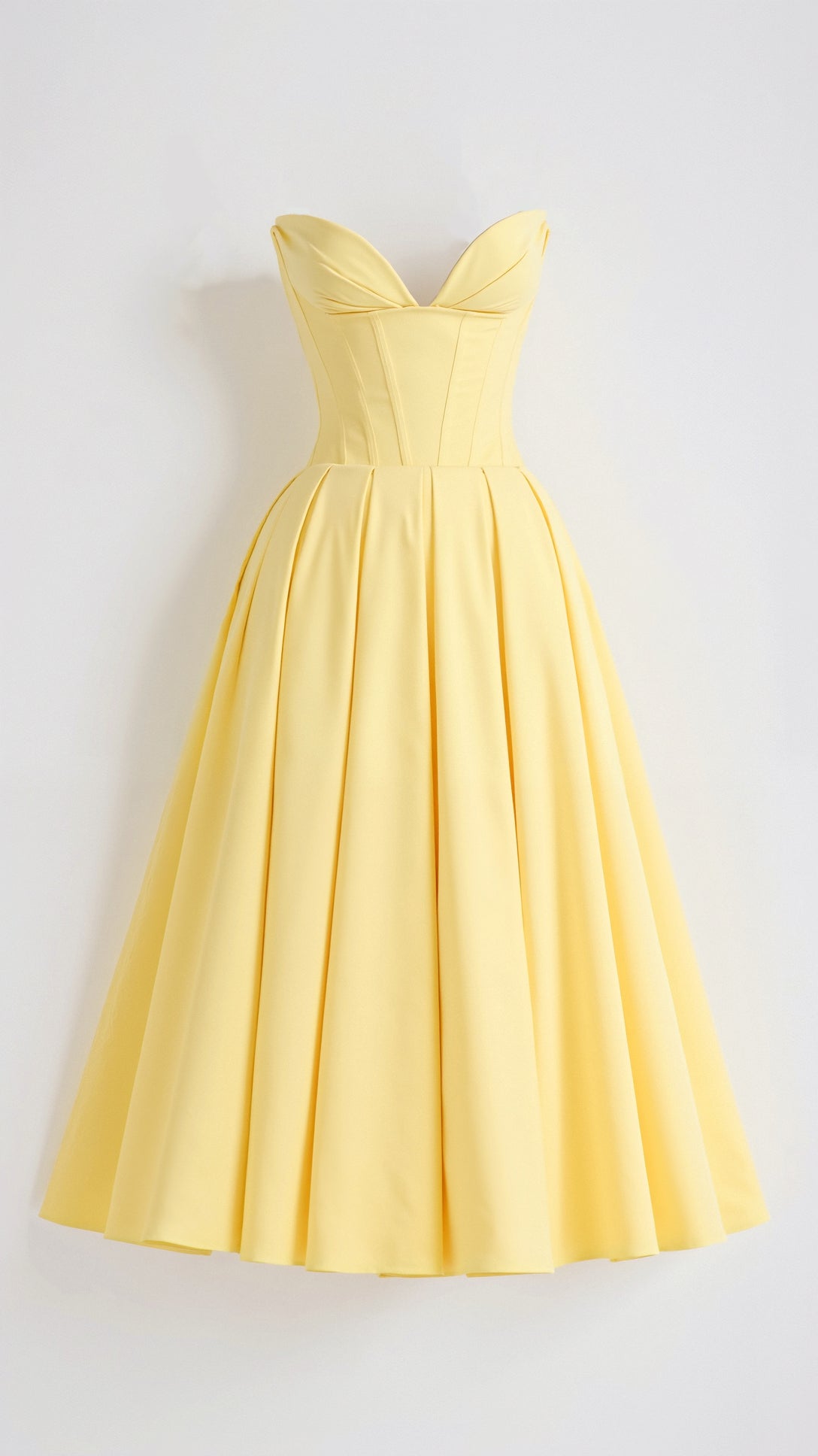 Strapless Midi Dress