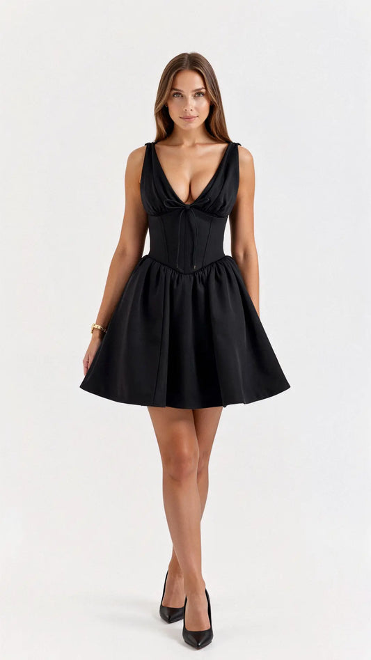 Satin Mini Dress