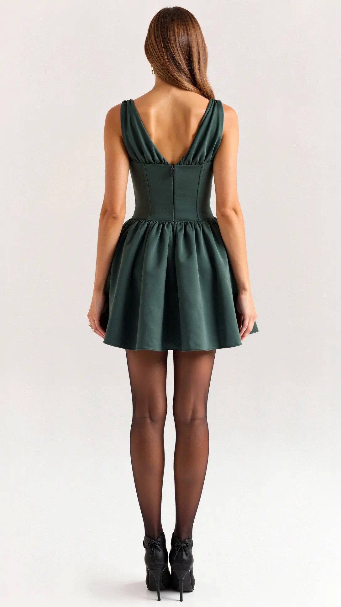 Satin Mini Dress