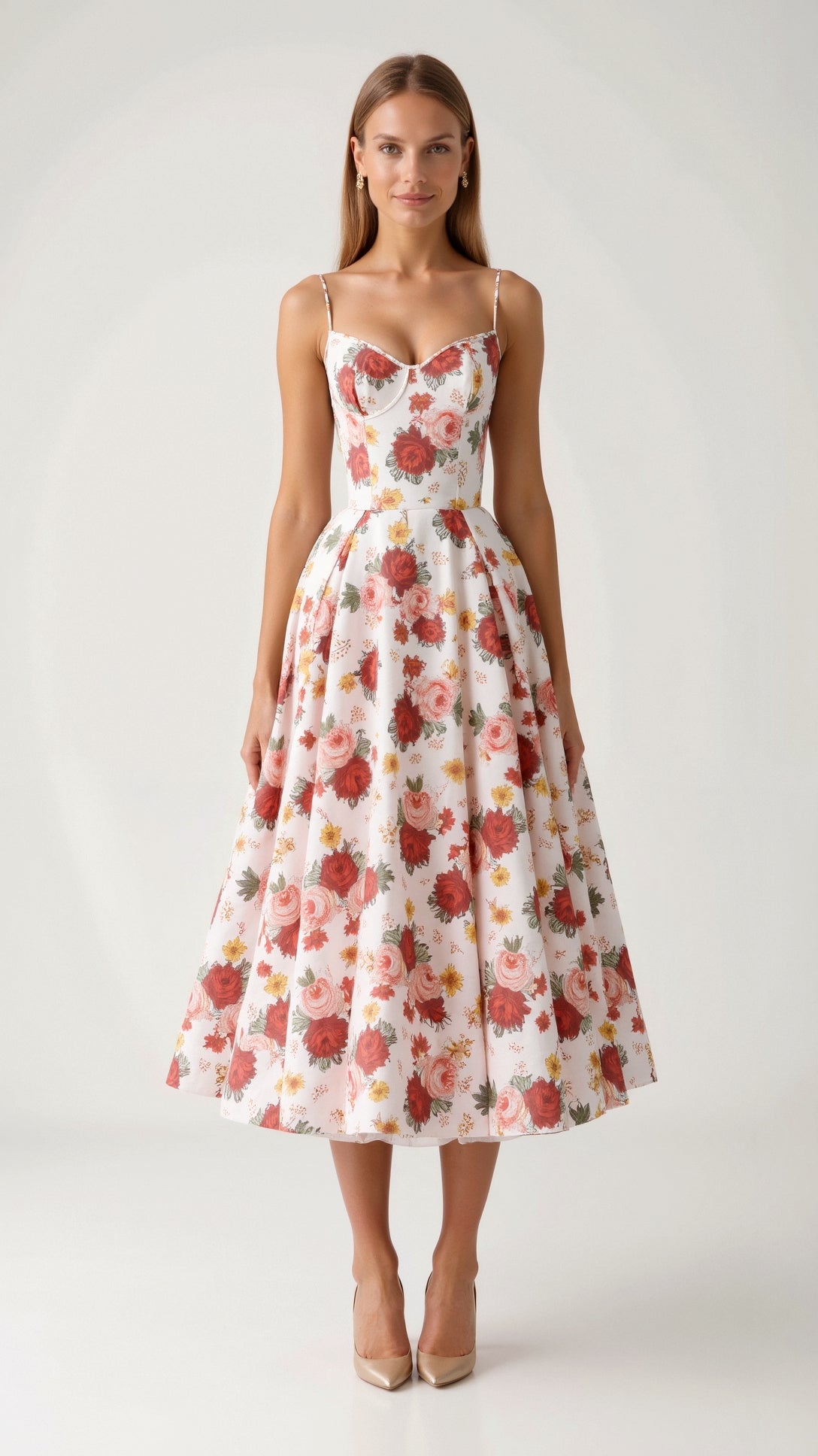 Tulle Midi Dress