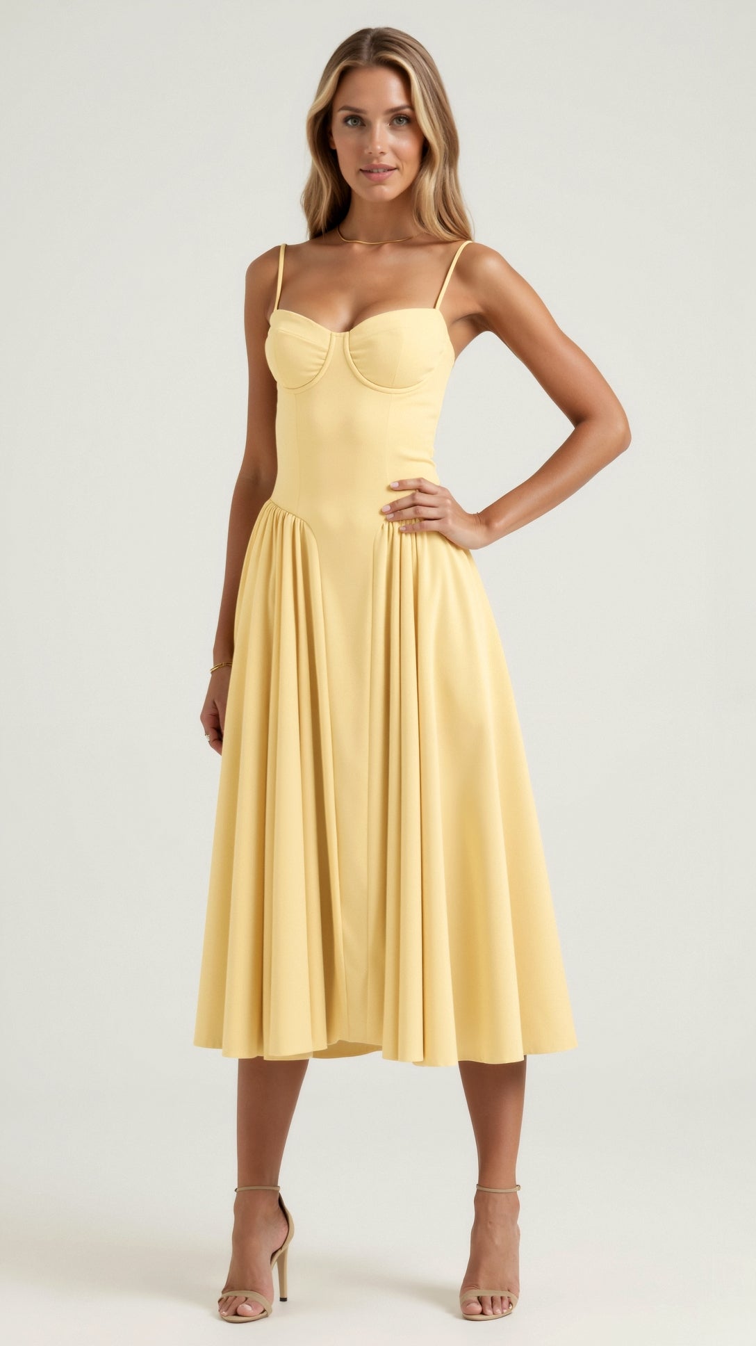 Corset Midi Dress